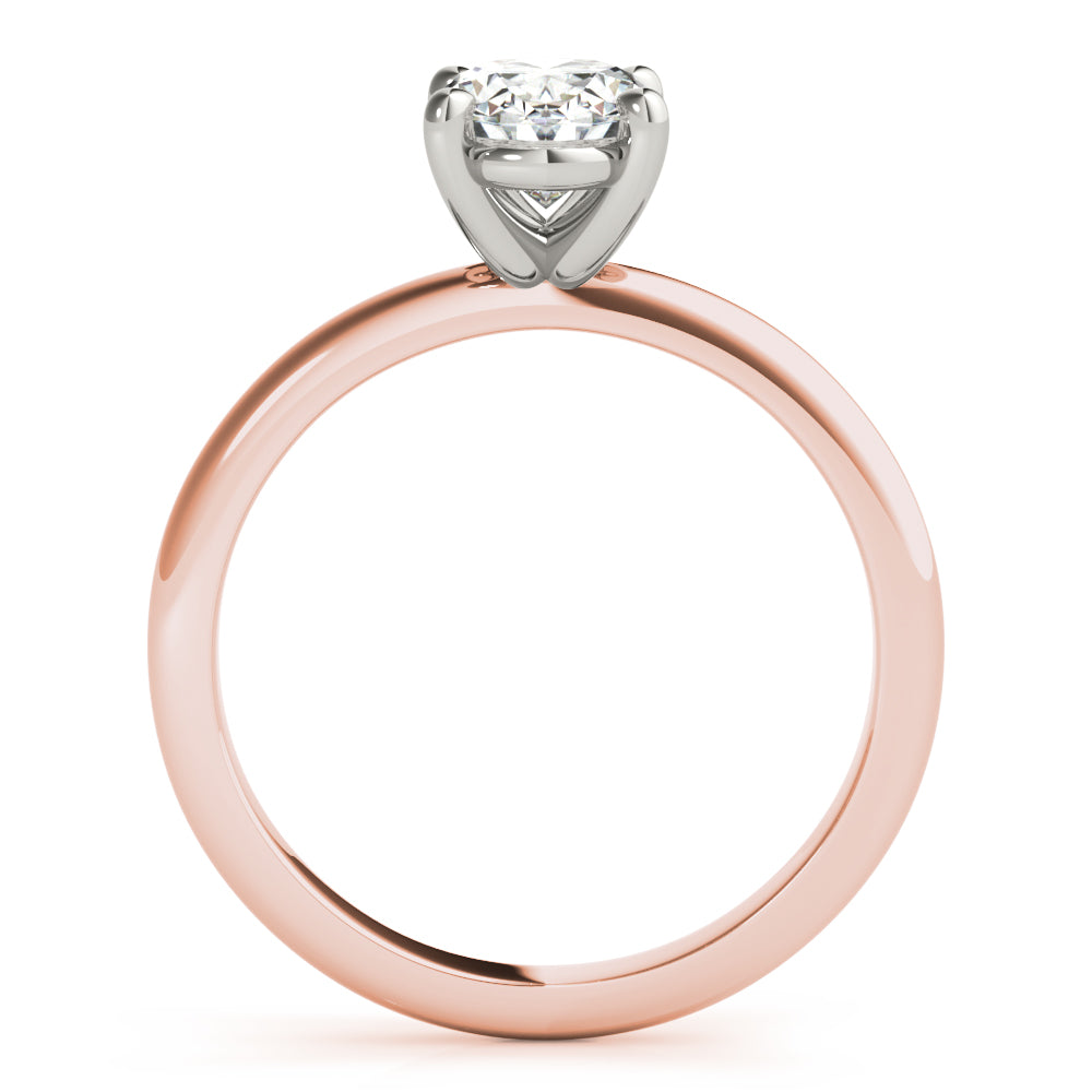 1.20 CT Oval Shaped Moissanite Engagement Ring In Solitaire Design 13