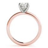 1.20 CT Oval Shaped Moissanite Engagement Ring In Solitaire Design 13