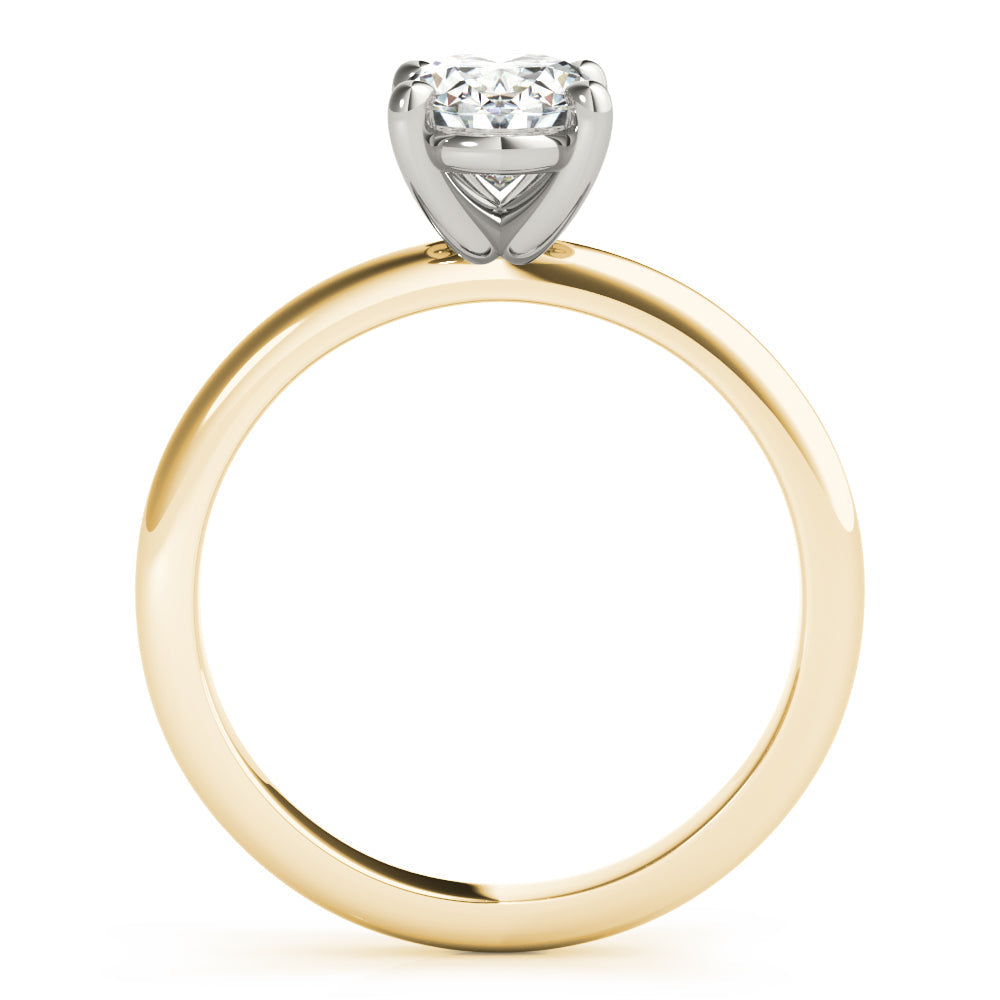 1.20 CT Oval Shaped Moissanite Engagement Ring In Solitaire Design 5
