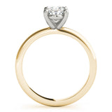 1.20 CT Oval Shaped Moissanite Engagement Ring In Solitaire Design 5
