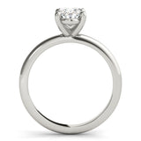 1.20 CT Oval Shaped Moissanite Engagement Ring In Solitaire Design 3