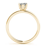 1 CT Marquise Shaped Moissanite Engagement Ring In Hidden Halo Design 4