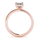 1.50 CT Emerald Shaped Moissanite Engagement Ring In Solitaire 10