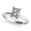 2 CT Radiant Shaped Moissanite Engagement Ring In Solitaire Design 2