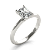 2 CT Radiant Shaped Moissanite Engagement Ring In Solitaire Design 3