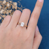 Radiant Pave Lab Grown Diamond Engagement Ring