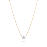 0.05 Carats Round Shape Moissanite StarNecklace 6