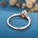 Pear Solitaire Lab Grown Diamond Engagement Ring