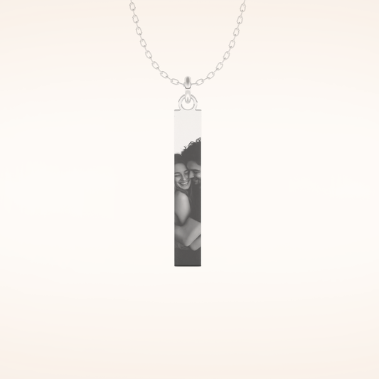 Custom Photo Printed Pendant Necklace – Crafted with Meaning 1