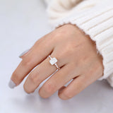 Emerald Pave Lab-Grown Diamond Engagement Ring