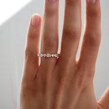 Eternity Wedding Band Featuring 0.85 TCW Oval & Round Moissanite 6