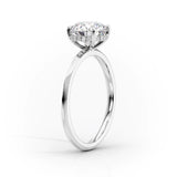 Hidden Halo Engagement Ring Featuring 3.0 CT Round Moissanite 2