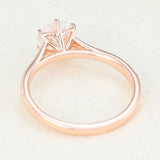 Round Solitaire Lab-Grown Diamond Engagement Ring