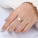 Emerald Pave Lab-Grown Diamond Engagement Ring