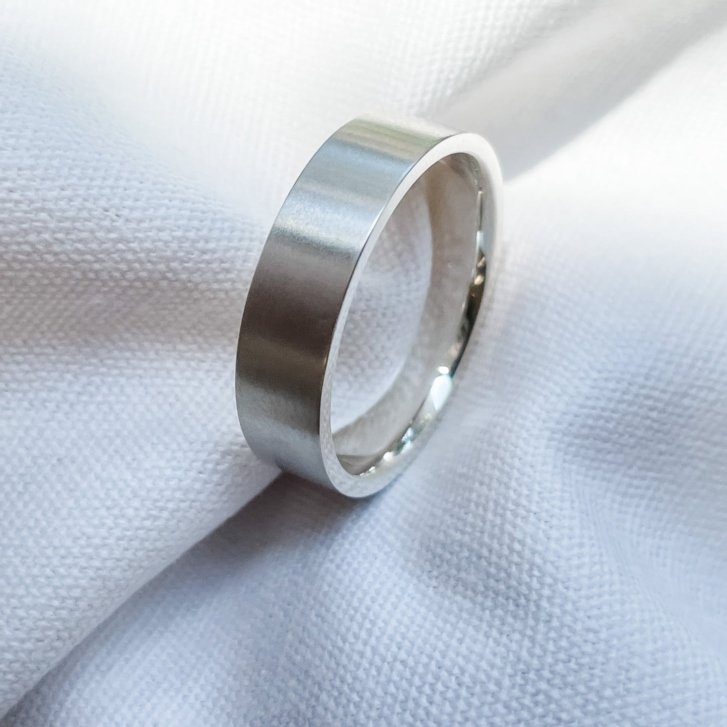 Men's Square Wedding Band 2