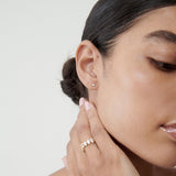 Six Stone Wedding Band Featuring 1.6 TCW Oval Moissanite 4