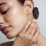 V-Shape Wishbone Wedding Band For Her