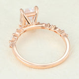 Emerald Pave Lab-Grown Diamond Engagement Ring