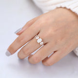Oval Cluster Lab-Grown Diamond Engagement Ring