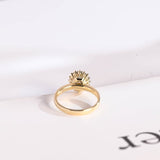 Stunning 1.0 - 2.0 CT Oval Moissanite Engagement Ring with Halo Design 10