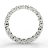 Full Eternity Wedding Band Featuring 4.60 TCW Oval Moissanite 2