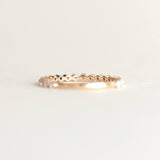 Half Eternity Wedding Band Featuring 0.38 TCW Round Moissanite 4