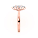 Oval Halo Lab Grown Diamond Engagement Ring