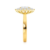 Oval Halo Lab Grown Diamond Engagement Ring