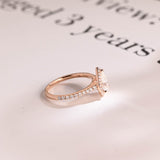 Stunning 1.0 - 2.0 CT Pear Moissanite Engagement Ring with Pave & Halo Design 9