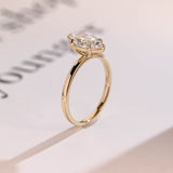 Stunning 1.0 - 2.0 CT Marquise Moissanite Engagement Ring with Solitaire Design 10