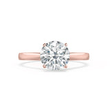 Round Solitaire Lab Grown Diamond Engagement Ring