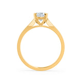 Round Solitaire Lab Grown Diamond Engagement Ring