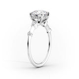 Hidden Halo Engagement Ring Featuring 1.50 CT Round Moissanite 2