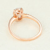 Oval Pave Lab-Grown Diamond Engagement Ring