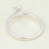 Round Solitaire Lab-Grown Diamond Engagement Ring