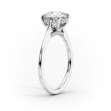 Hidden Halo Engagement Ring Featuring 1.50 CT Oval Moissanite 2
