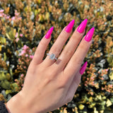 Stunning 1.73 CT Emerald Moissanite Engagement Ring with Hidden Halo & Pave Design 1