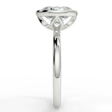 Bezel Setting Engagement Ring Featuring 1.91 CT Oval Moissanite 6