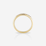 Half Eternity Wedding Band Featuring 0.35 TCW Round Moissanite 5