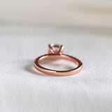 Pave Engagement Ring Featuring 1.50 CT Round Moissanite 9