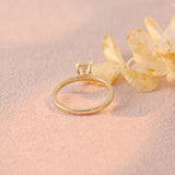 Solitaire Engagement Ring Featuring 1.0 CT Radiant Moissanite 7