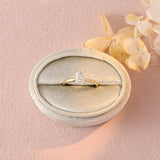 Solitaire Engagement Ring Featuring 1.0 CT Radiant Moissanite 10