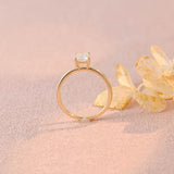 Solitaire Engagement Ring Featuring 1.0 CT Radiant Moissanite 5