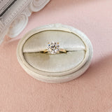 3.0 CT Round Moissanite Solitaire Engagement Ring - farrellouise