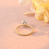 Hidden Halo Engagement Ring Featuring 1.0 CT Cushion Moissanite 5