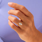 Solitaire Engagement Ring Featuring 1.50 CT Marquise Moissanite 2