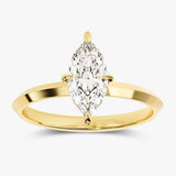 Solitaire Engagement Ring Featuring 1.50 CT Marquise Moissanite 3