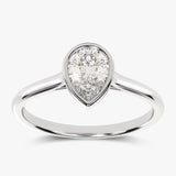 Solitaire Engagement Ring Featuring 1.50 CT Pear Moissanite 6