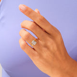 Solitaire Engagement Ring Featuring 1.50 CT Radiant Moissanite 7
