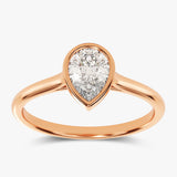 Solitaire Engagement Ring Featuring 1.50 CT Pear Moissanite 5